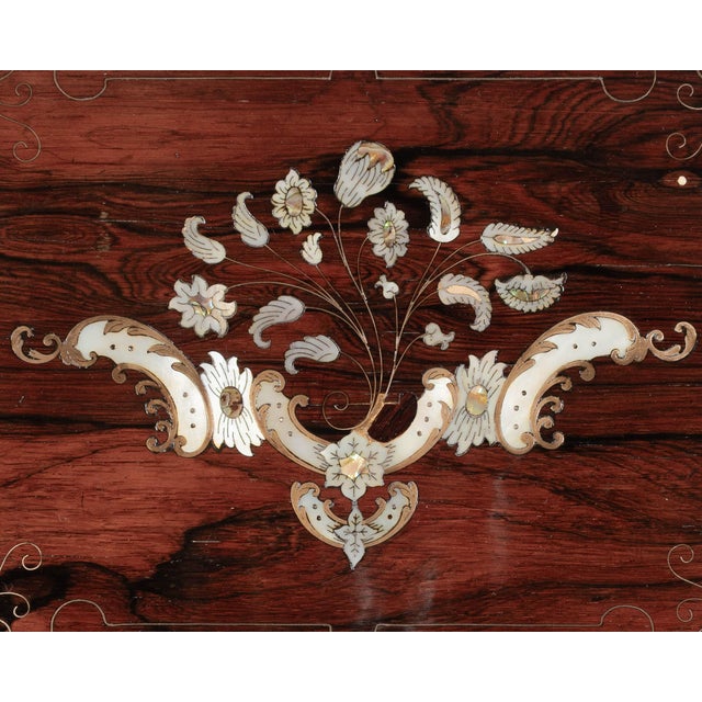 19th Century French Napoleon III Marquetry Box For Sale In Orlando - Image 6 of 11
