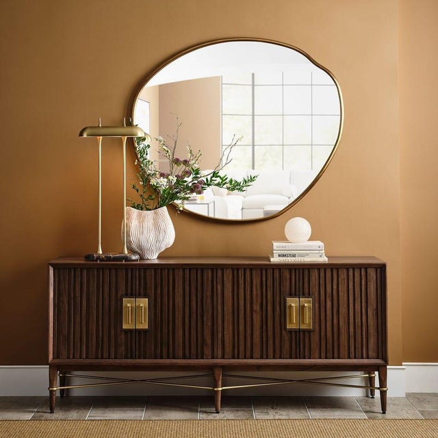 Newly Made Sharp 4 Door Cabinet For Sale - Image 9 of 10
