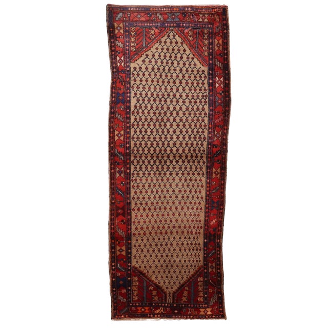 Malayer Rug in Cotton & Wool Heavy Knot, Middle East For Sale