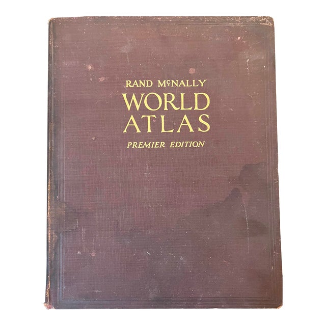 1927 Rand McNally World Atlas - Premier Edition For Sale