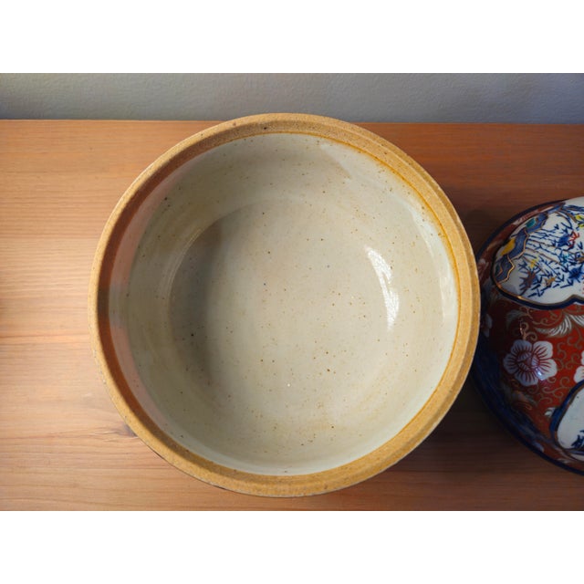 Red Early 19th C Rare Imperial Imari Japan Porcelain Shi Shi Foo Dog Bowl For Sale - Image 8 of 9