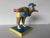 1980s Vintage Swedish Kvinna Bruka Design Hand-Painted Aerobics Woman Figurative Resin Sculpture, C. 1980s–1990s For Sale - Image 5 of 11