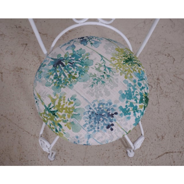 Vintage Iron Dining Room Table & 4 Chairs For Sale - Image 10 of 12