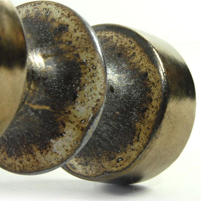 German Ceramic Candleholder by Cari Zalloni for Steuler, 1960s For Sale - Image 6 of 10