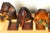 Brown Mid-20th C. Mexican Hand-Carved Seven-Piece Frog Orchestra, with Carlos Campos For Sale - Image 8 of 18