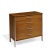 Mid Century Modern Chest by Paul McCobb (1917-1969) for Calvin Linear Group This walnut and aluminum chest having four...