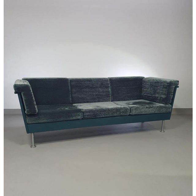 Vintage Velvet Sofa, 1960s For Sale - Image 12 of 18