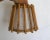 Mid-Century Modern Pencil Reed Rattan Wall Sconce Lamp For Sale - Image 3 of 9