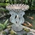 Vintage Three Seahorses Birdbath Concrete For Sale - Image 18 of 18