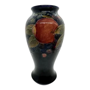 Antique William Moorcroft Deep Blue Pomegranate Vase
