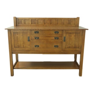 Stickley Mission Oak Arts & Crafts Sideboard For Sale