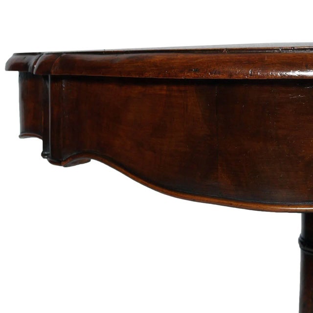 Antique Carved Walnut Baroque Dining Table from Cucchi & Sola For Sale - Image 4 of 7