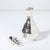 Mid-Century Minimalist Sculptural Sterling Kiddush Decanter and Six Cup Set For Sale - Image 12 of 14