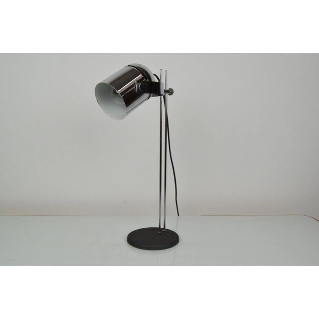 Metal Mid-Century Adjustable Table Lamp by Stanislav Indra, 1970s For Sale - Image 7 of 15