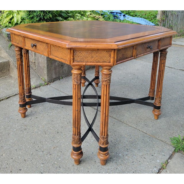 Tommy Bahama Tommy Bahama Island Estate Samba Game Table For Sale - Image 4 of 13