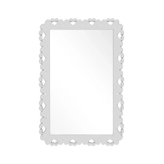 Contemporary Fleur Home Garden District Satsuma Rectangle Mirror in Graytint, 24x36 For Sale - Image 3 of 3