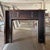 Antique, carved oak fireplace mantel having full height, unfluted volute column supports, decorative capitals and...