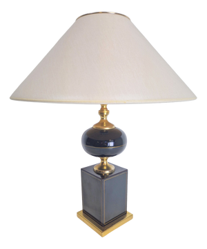 Vintage Regency Brass Table Lamp from Le Dauphin, 1970s