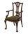 HENREDON FURNITURE Solid Mahogany Traditional Chippendale Style Dining Arm Chair 41" High 24.5" Wide 21.75" Deep Seat:...