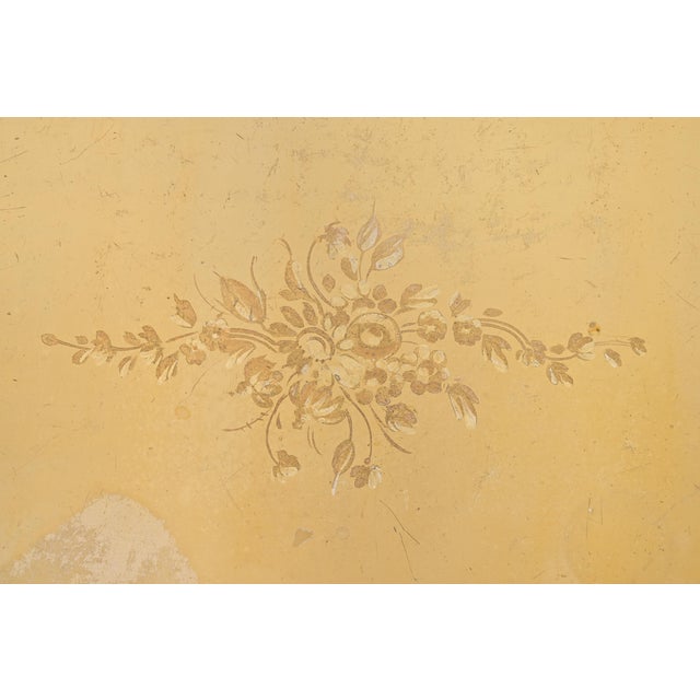 Antique Italian Louis XV Cream Lacquered and Gold Gilt Monumental Sideboard Credenza, Circa 1940s For Sale - Image 9 of 15