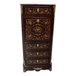 Small Napoleon III Marked Secretary in Louis XIV Style, 19th Century For Sale