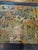 Vintage Black Folk Art Style Floral Serving Tray With Handles For Sale In San Diego - Image 6 of 7