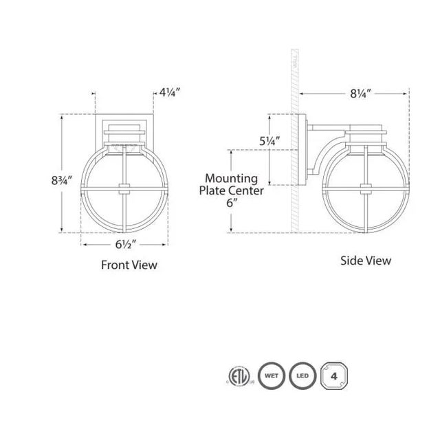 Modern Chapman & Myers for Visual Comfort Signature Gracie Single Sconce in Polished Nickel with Clear Glass For Sale - Image 3 of 3