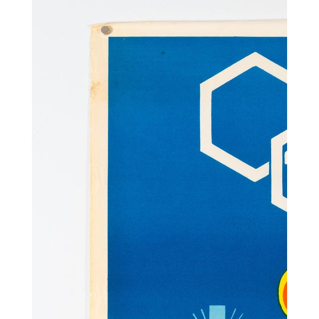 Italian Sports Center Original Lithograph by Corrado Mancioli, 1960 For Sale - Image 6 of 9