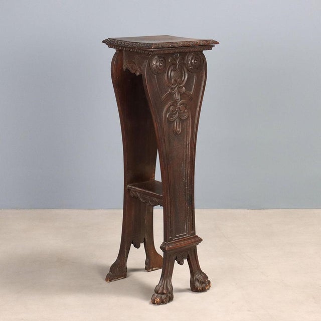 Brown Planter in Walnut Wood For Sale - Image 8 of 8