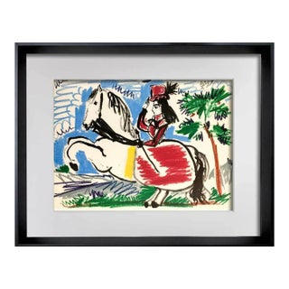 Pablo Picasso Lithograph Limited Edition Jacqueline 10.3.59 W/ Cat. Ref. C112 For Sale