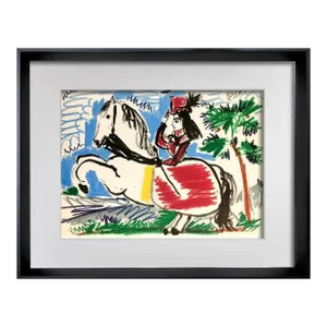 Pablo Picasso Lithograph Limited Edition Jacqueline 10.3.59 W/ Cat. Ref. C112
