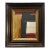 “Romantic” Abstract Art in Antique Frame, Transitional Living Room Art by JTS For Sale