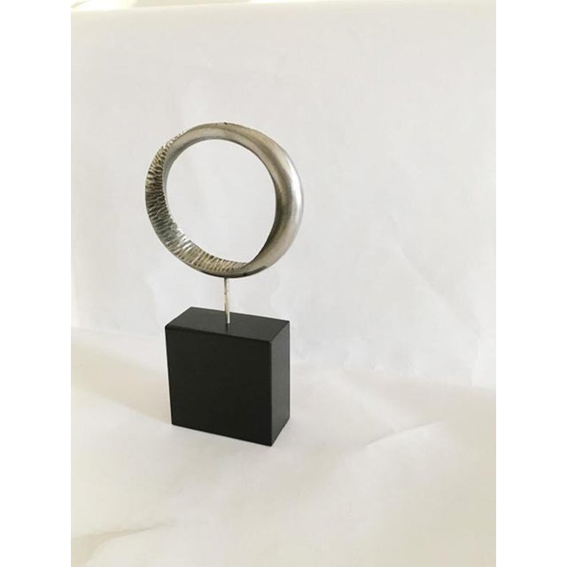 Vintage Italian Aluminium Multiple Abstrac Sculpture by Jiro Sugawara, 1980 For Sale - Image 3 of 18