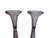 Antique Pair Art Deco Amethyst-Tinted Glass Shelf Risers Stands 1920s-1930s For Sale - Image 4 of 4