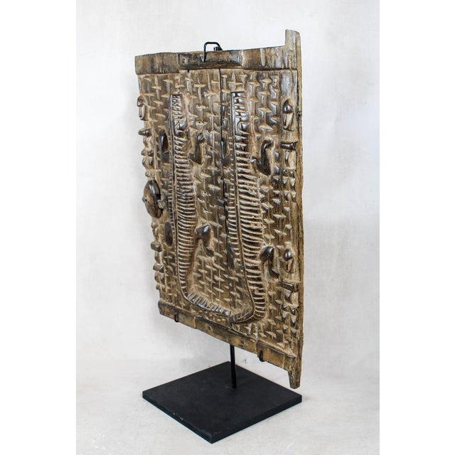 Dogon Granary Door in Wood For Sale - Image 3 of 5