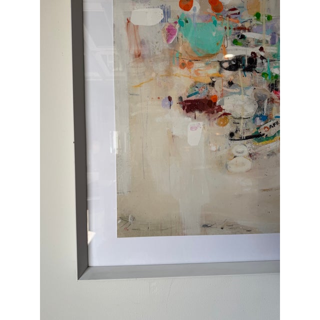 Juanma Reyes “Tendedero” Spanish Expressionist Abstract Mixed Media Collage Painting, Signed For Sale - Image 12 of 18