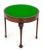 Wood Chippendale Demi Lune Game Table, 1890s For Sale - Image 7 of 8