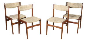 Mid 20th Century Erik Buch Style Chairs - 4 Pieces