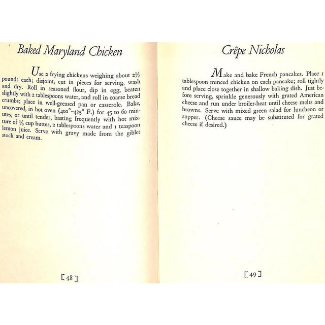 "Some Favorite Southern Recipes of the Duchess of Windsor" 1942 the Duchess of Windsor For Sale - Image 13 of 13
