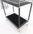 Black Lacquer & Chrome Bauhaus Two Tier Serving Cart on Wheels Circa1940s MINT For Sale - Image 11 of 11