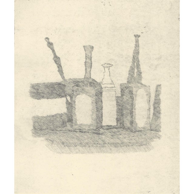 Giorgio Morandi, Still Life with Boxes and Bottles, 1933-1957, Lithograph For Sale - Image 3 of 7