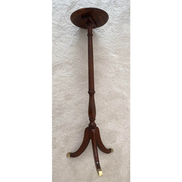 Pennsylvania House Cherry Wood Plant Accent Stand Excellent "Mint" Condition Late 20th Century For Sale - Image 9 of 11
