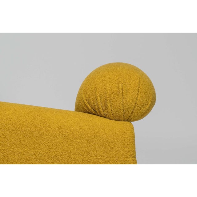 Lounge Chairs in Yellow Bouclé from Salotti B&T, Italy, 1970s, Set of 2 For Sale - Image 9 of 17
