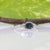 Metal Blue Spinel Ring With Earth-Mined Diamond Accents in Solid 14k Gold, Cushion 5mm, Size 6.75 For Sale - Image 7 of 9