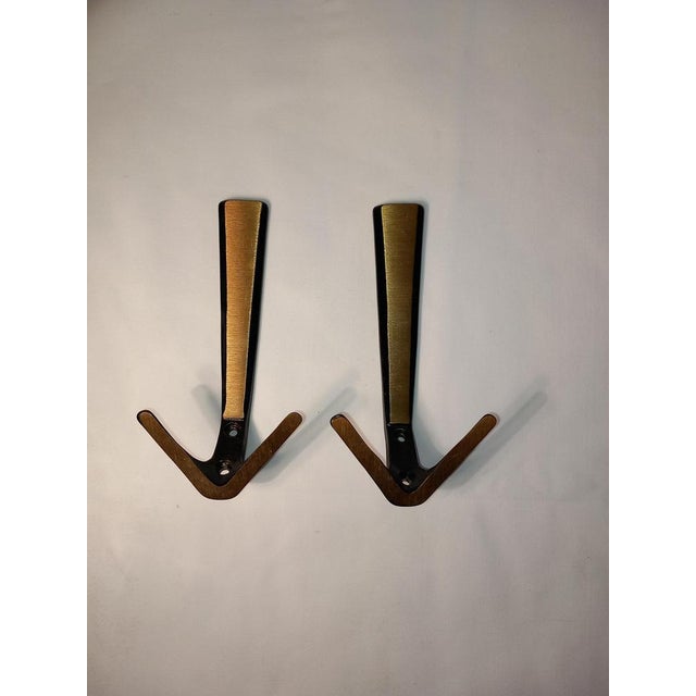 Mid-Century Modern Austrian Brass Cloakroom Hook from Hertha Baller For Sale - Image 3 of 6