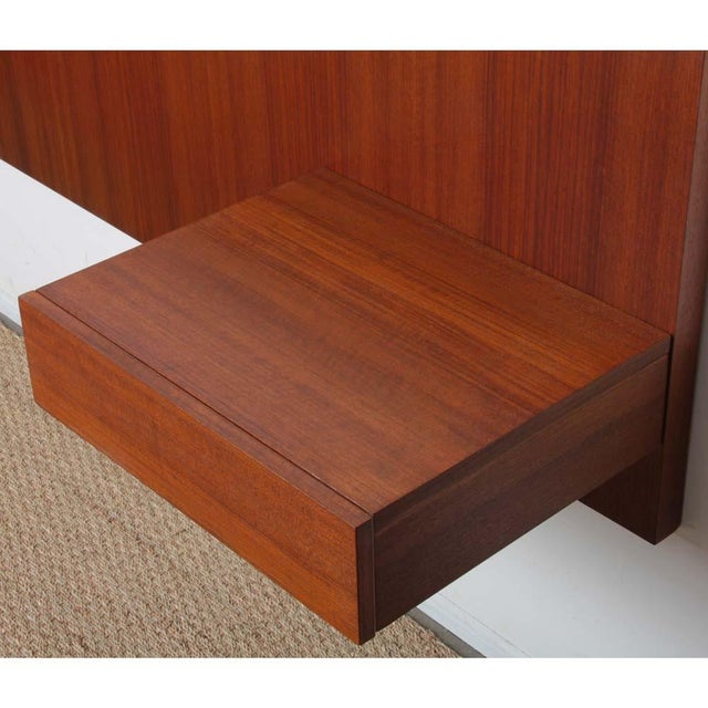 Vintage Scandinavian Teak Headboad, 1960s For Sale - Image 3 of 8