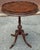 Newly Refinished George II Stye Pie Crust Side Wine Plant Lamp Table, Circa 1890s Key Design Features Piecrust Top: The...
