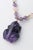Amethyst Les Bernard Amethyst and Pearl Frog Necklace For Sale - Image 8 of 9