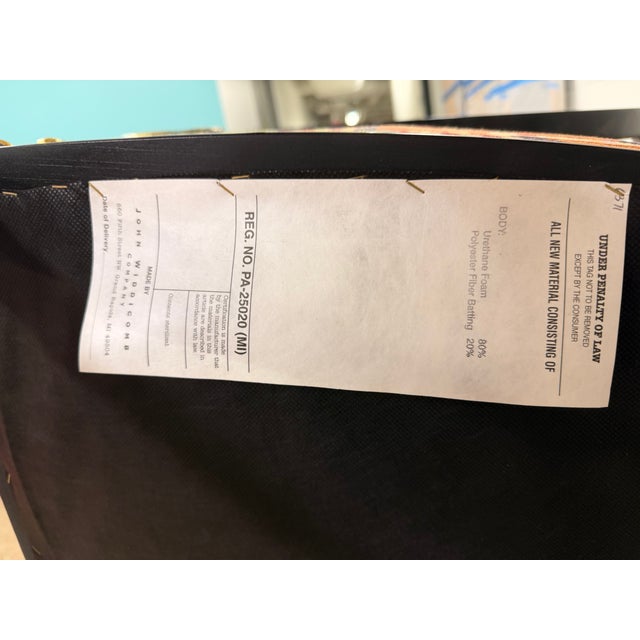 1980s Set of 4 Extraordinary Hand Carved, Lacquered and Guilded Arm Chairs From John Widdicomb For Sale - Image 11 of 12