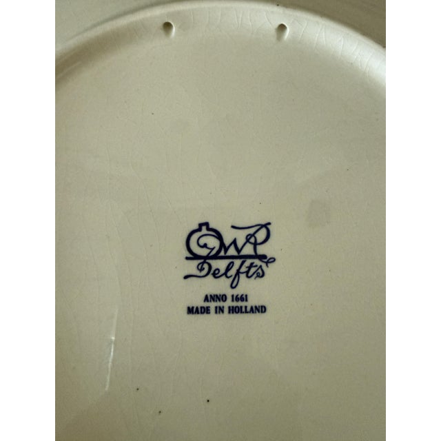 Series 1661 Wall Plate by Delft, 1950s, Set of 12 For Sale - Image 6 of 12